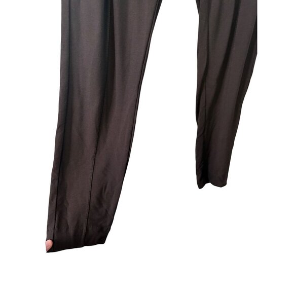 J. Jill Women's Brown Pull On Elastic Waist Ponte Comfy Lounge Leggings Size XL - Picture 5 of 10